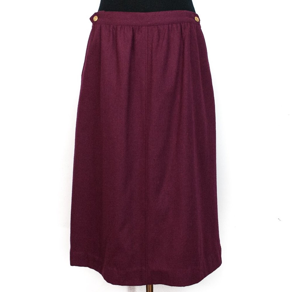 VTG Haberdashery | Wool Blend Midi Skirt